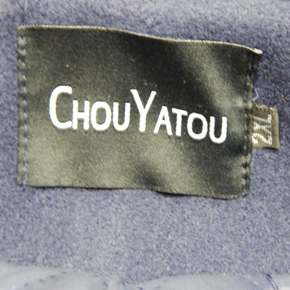 Pea Coat Women's Mid Length Navy Blue Double Button Wool Size XXL - Picture 6 of 13